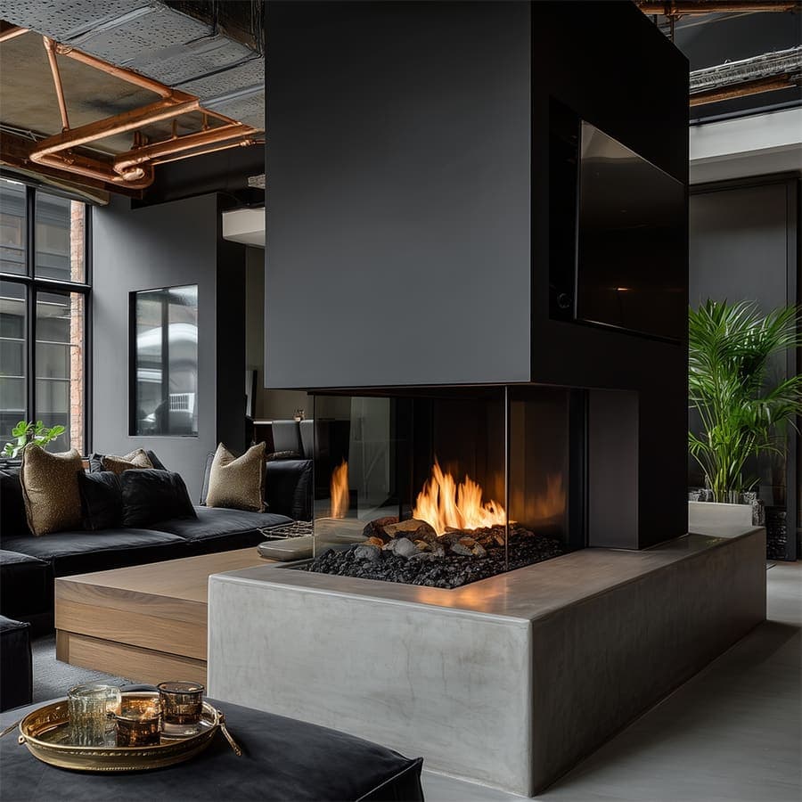 Gas 3 Sided — Gas Fires