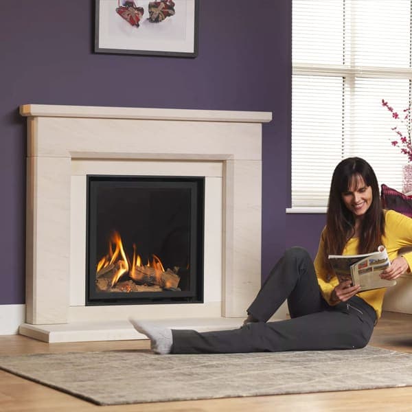 Wildfire Ravel 600 (Asti 600 Suite) — Limestone Fireplace