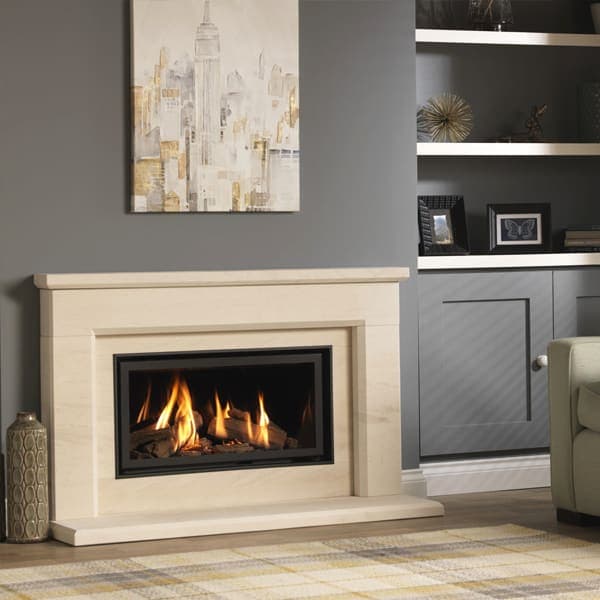Wildfire Ravel 800 (Asti Suite) — Limestone Fireplace