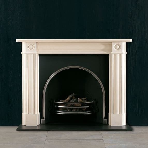 Chesneys Regency Bullseye — Limestone Fireplace Surround
