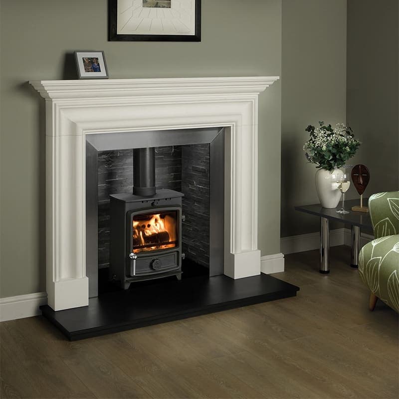 Salisbury Bolection — Limestone Fireplace Surround