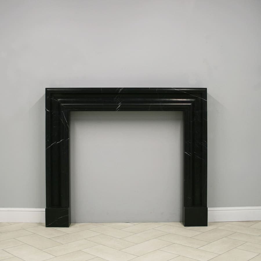 Bolection Nero Marquina — Marble Fireplace Surround