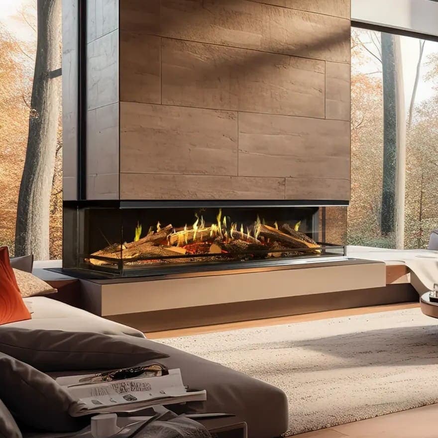 Kalfire E-one 190S electric LCD fireplace