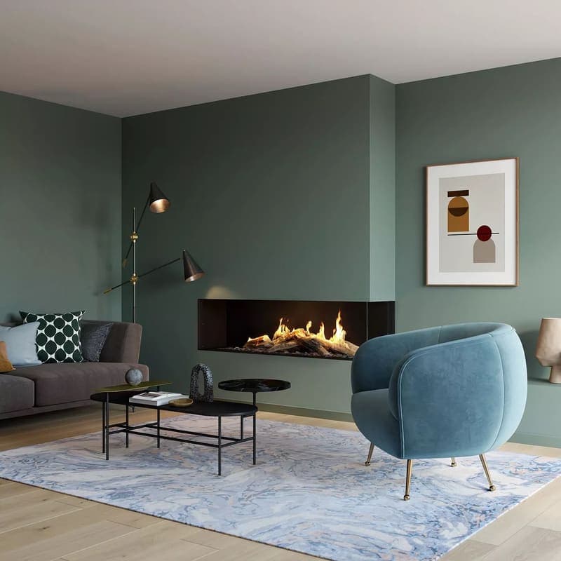 Rais Visio 70 LC Corner Gas Fire