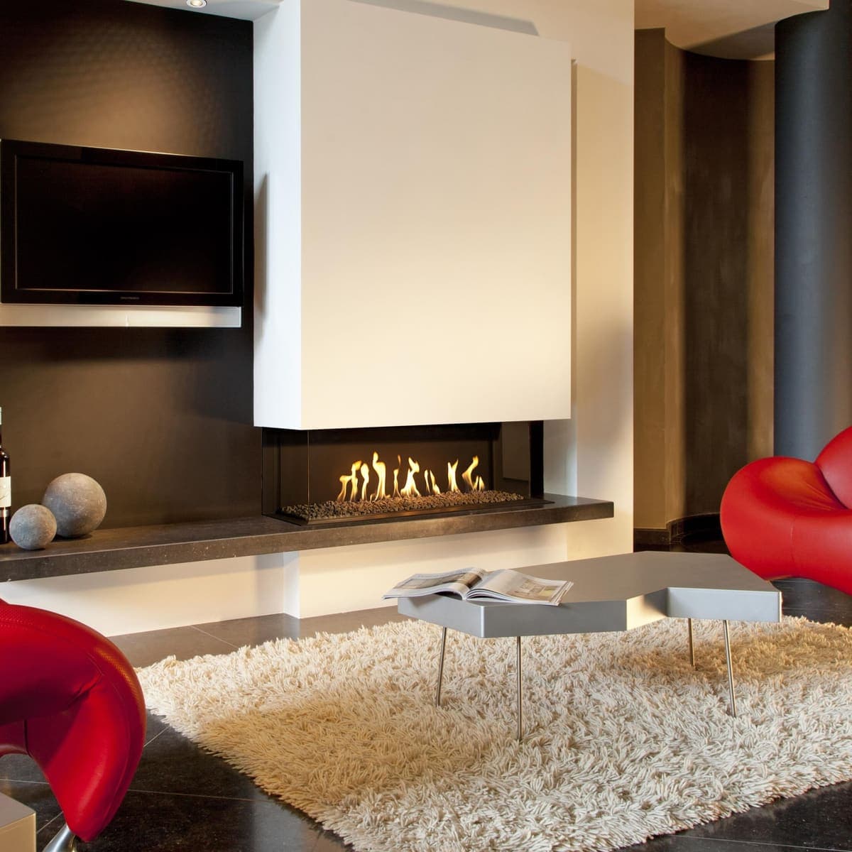 Kalfire G110 37S 3 Sided Gas Fire