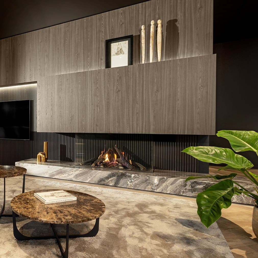 Kalfire Gi115 55S 3 Sided Gas Fire