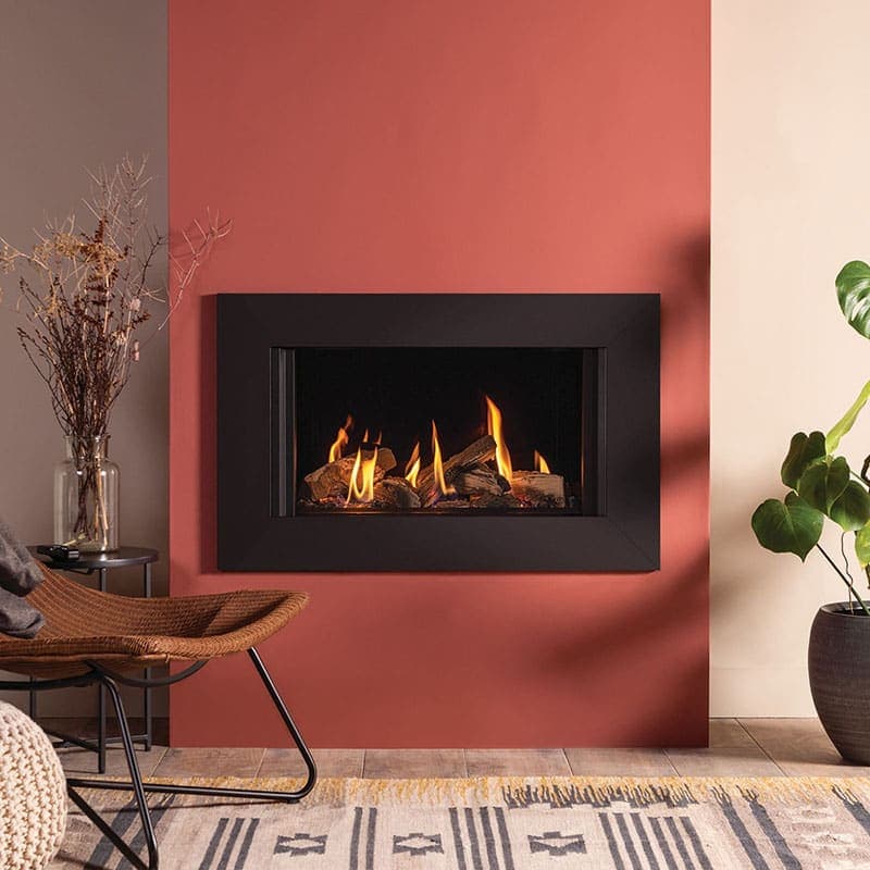 Gazco Onyx Avanti Hole in the Wall Gas Fire