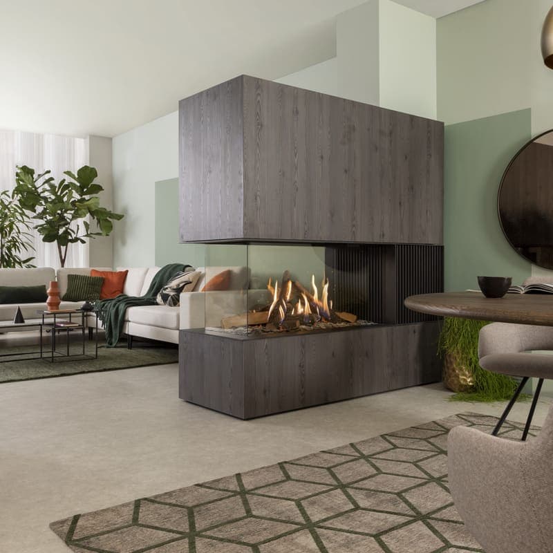 Kalfire GP115 55R Room Divider Gas Fire