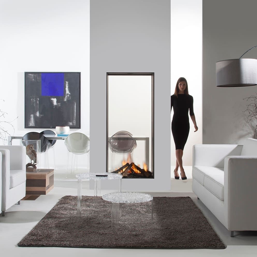 Element 4 Sky Large Double Sided Gas Fire