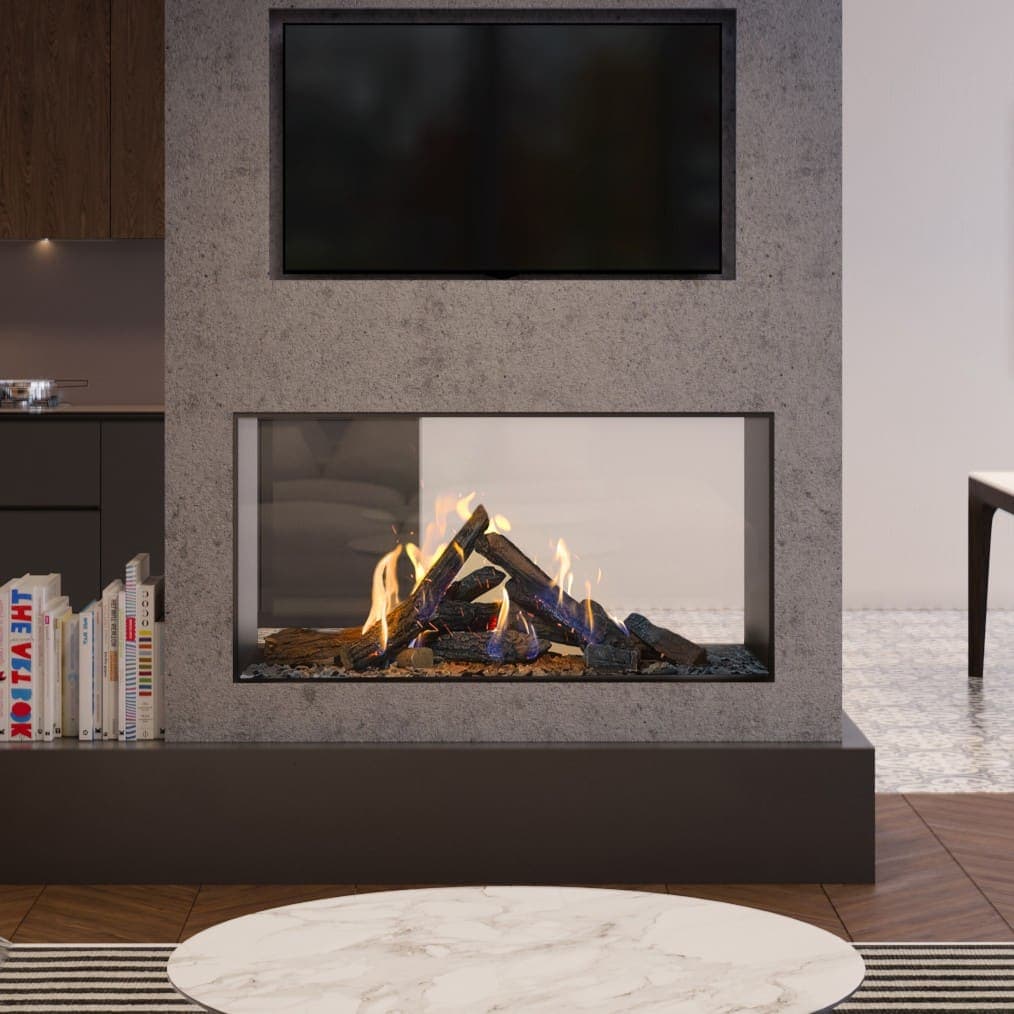 Kalfire GP110 59T Double Sided Gas Fire