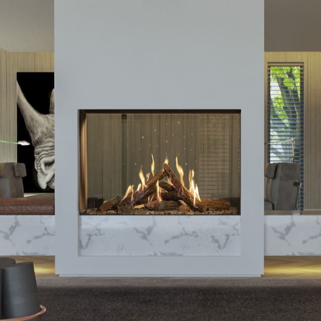 Kalfire GP110 79T Double Sided Gas Fire