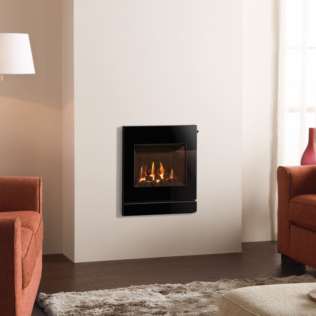Gazco Logic HE Designio Coal Gas Fire Inset