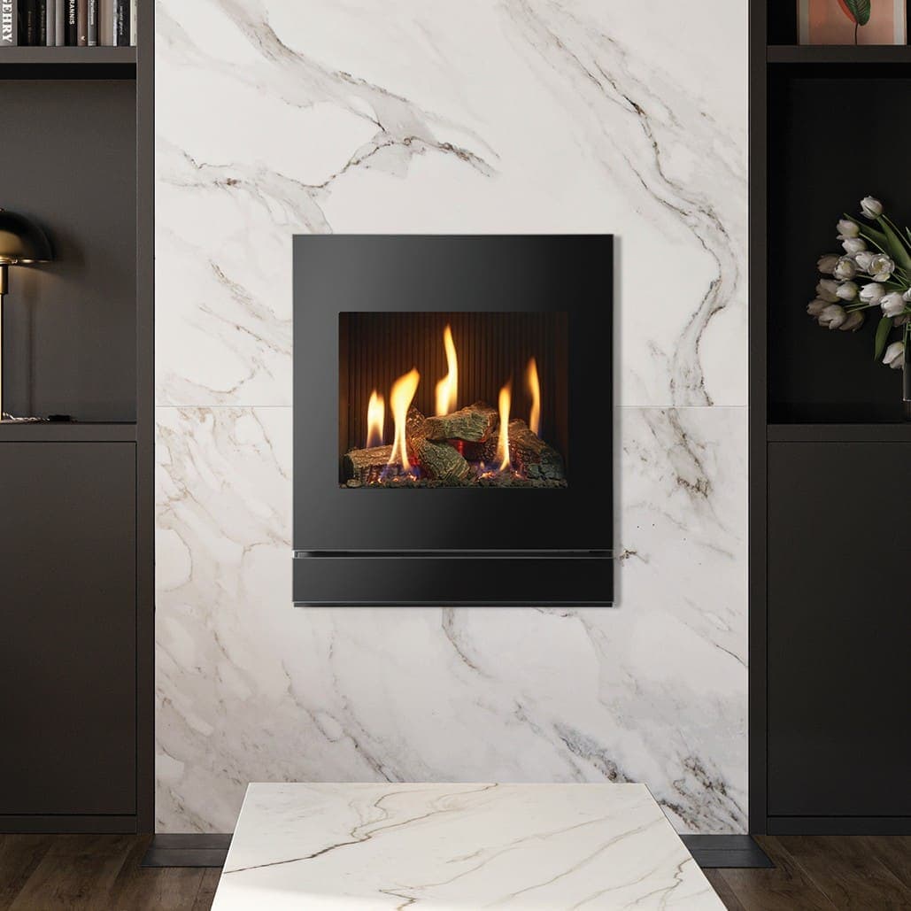 Gazco Logic HE Designio Log Gas Fire Inset