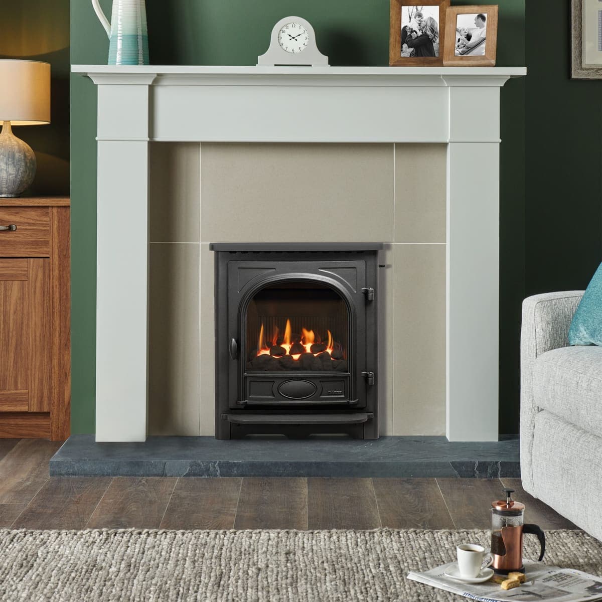 Gazco Logic HE Stockton Coal Gas Fire Inset