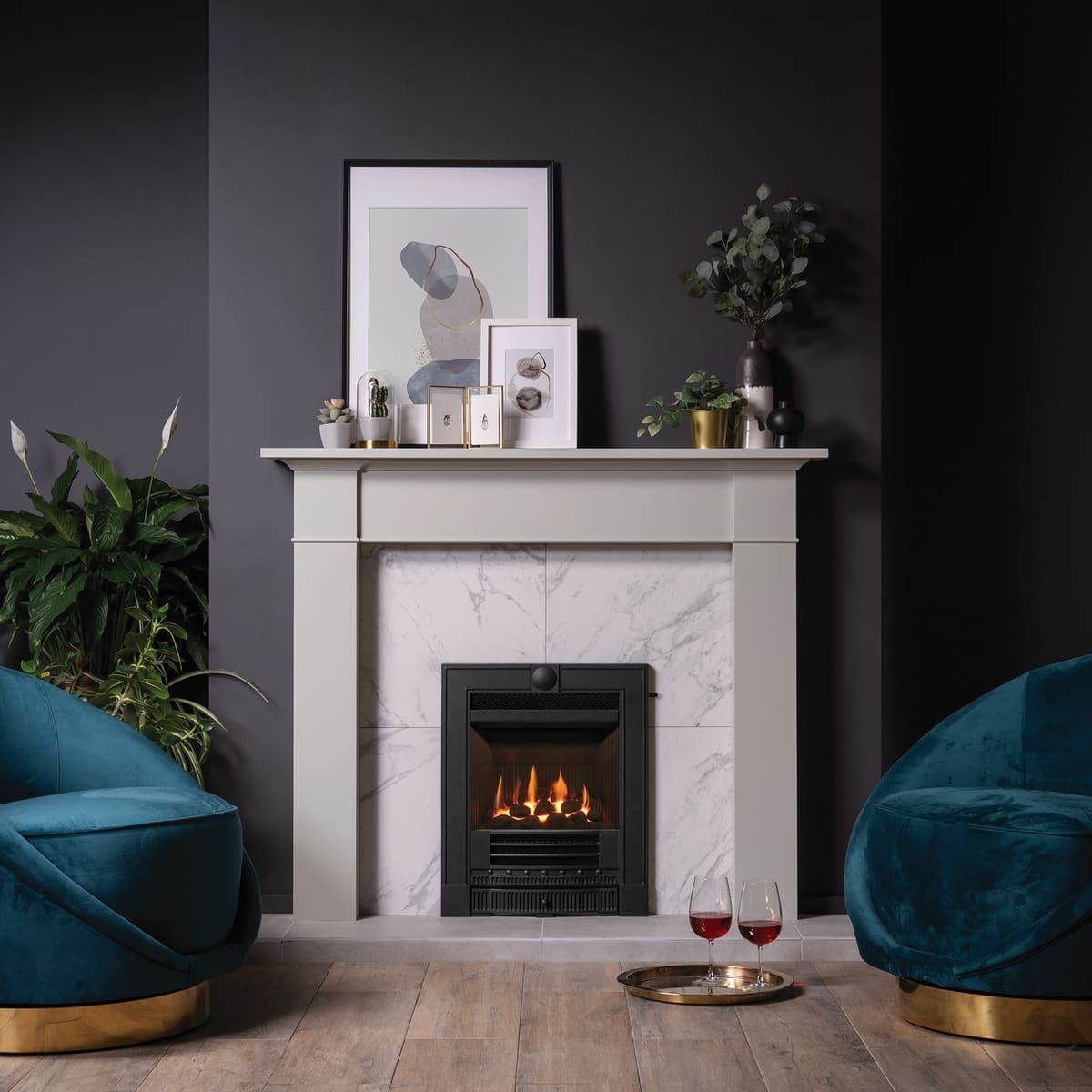Gazco Logic HE Winchester Coal Gas Fire Inset