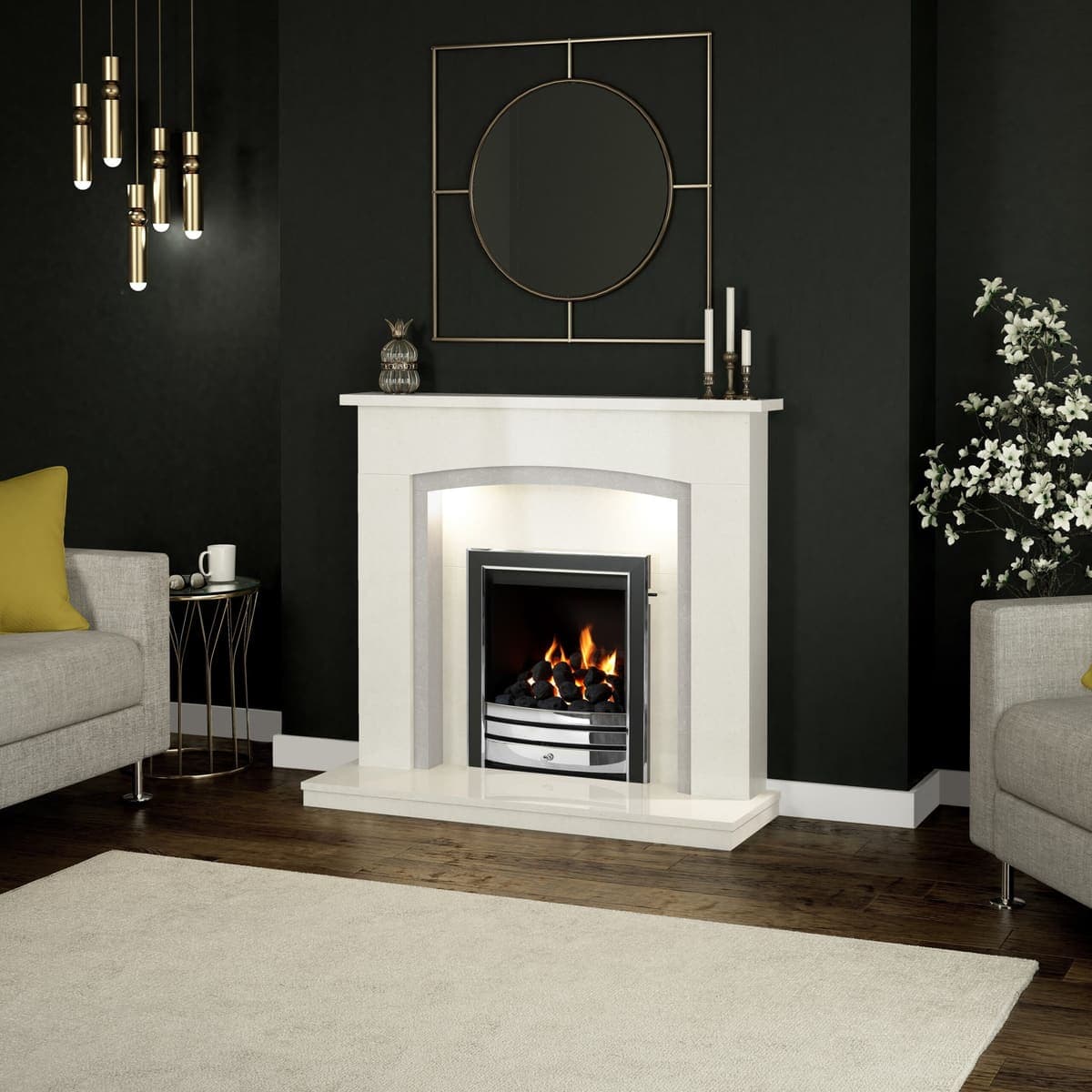 Wildfire Montese Gas Fire Inset