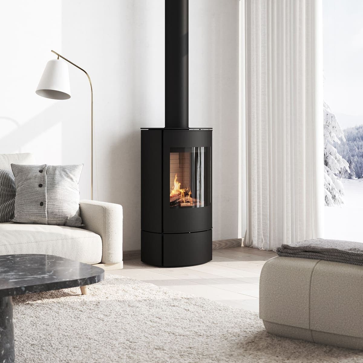 Rais Caro Black Gas Stove