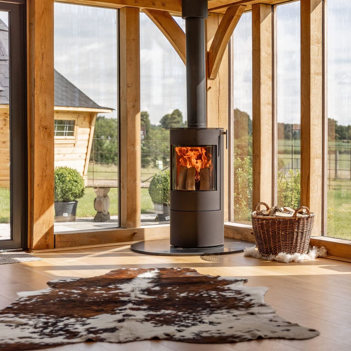Rais Viva L Contemporary Wood Burner