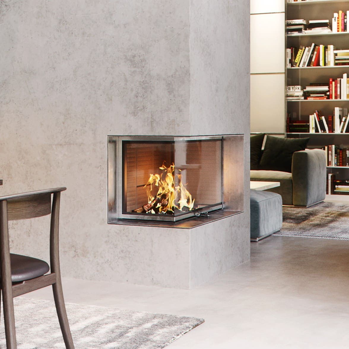 Rais Visio 2 L Corner Wood Burner