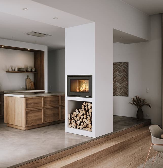 Rais 500 Inset Wood Burner