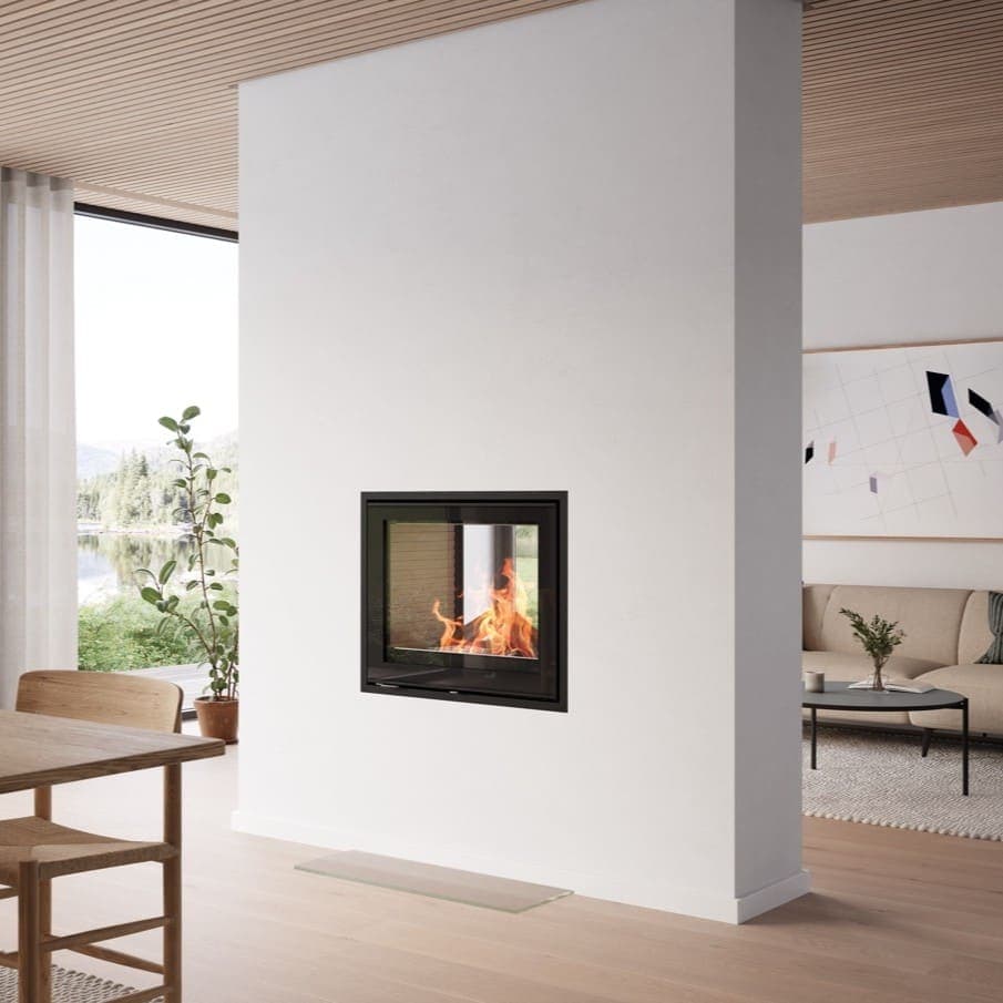 Rais 600 T Double Sided Wood Burner
