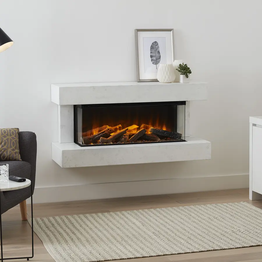 British Fires Winchester Electric Fireplace Suite