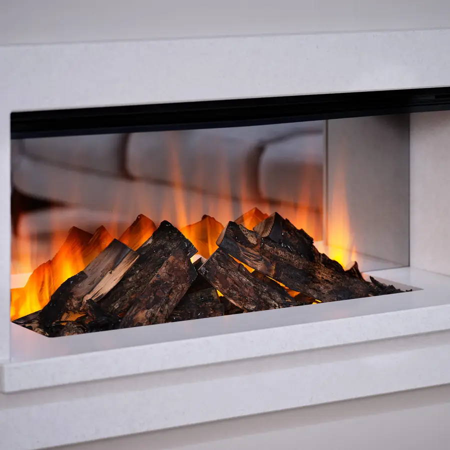 British Fires Holbury - Mirror Glass