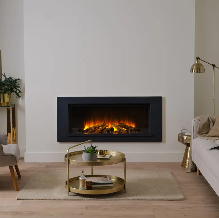British Fires Holbury electric fireplace suite