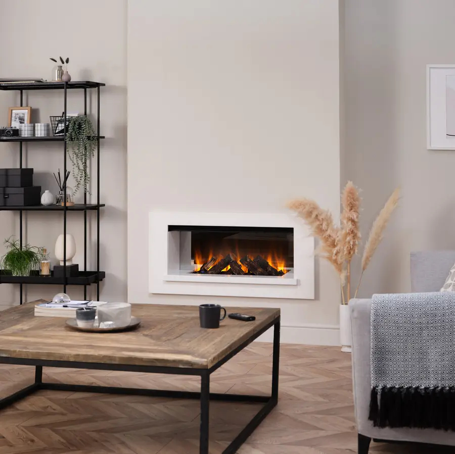 British Fires Holbury Electric Fireplace Suite