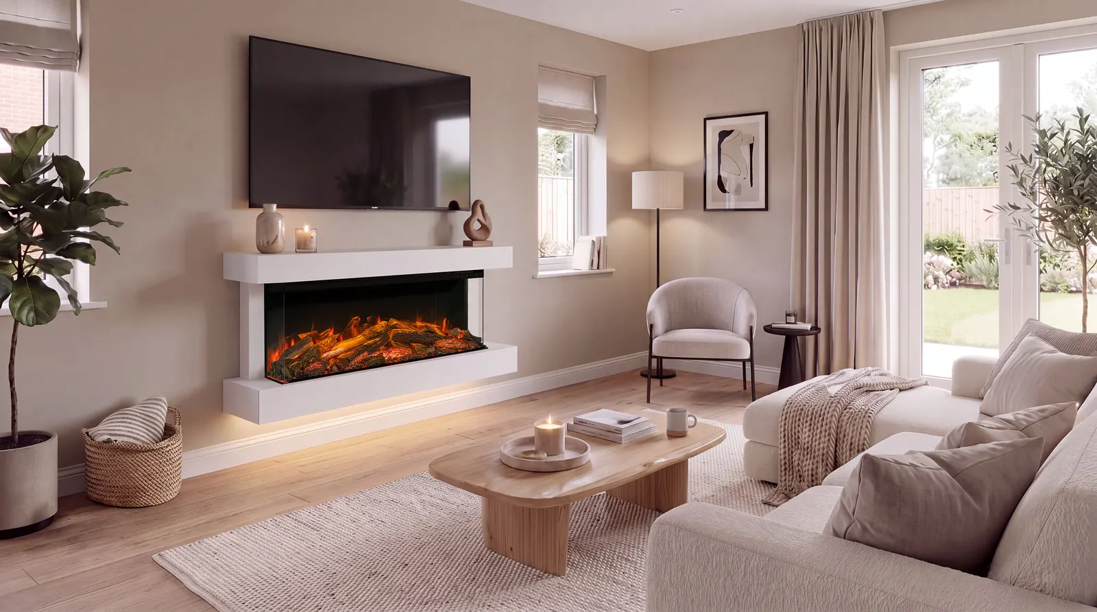 Turin Suite with Avita 120RW and Luxury Logscape real logs