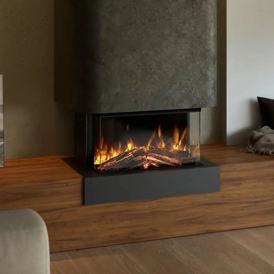 British Fires Ashlett Insert - 3 Sided Frame