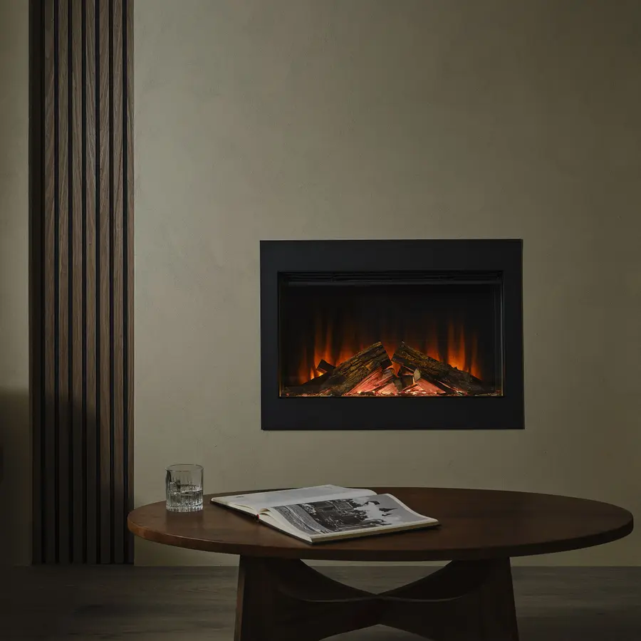 British Fires Ashlett Insert - Rear Dark Glass