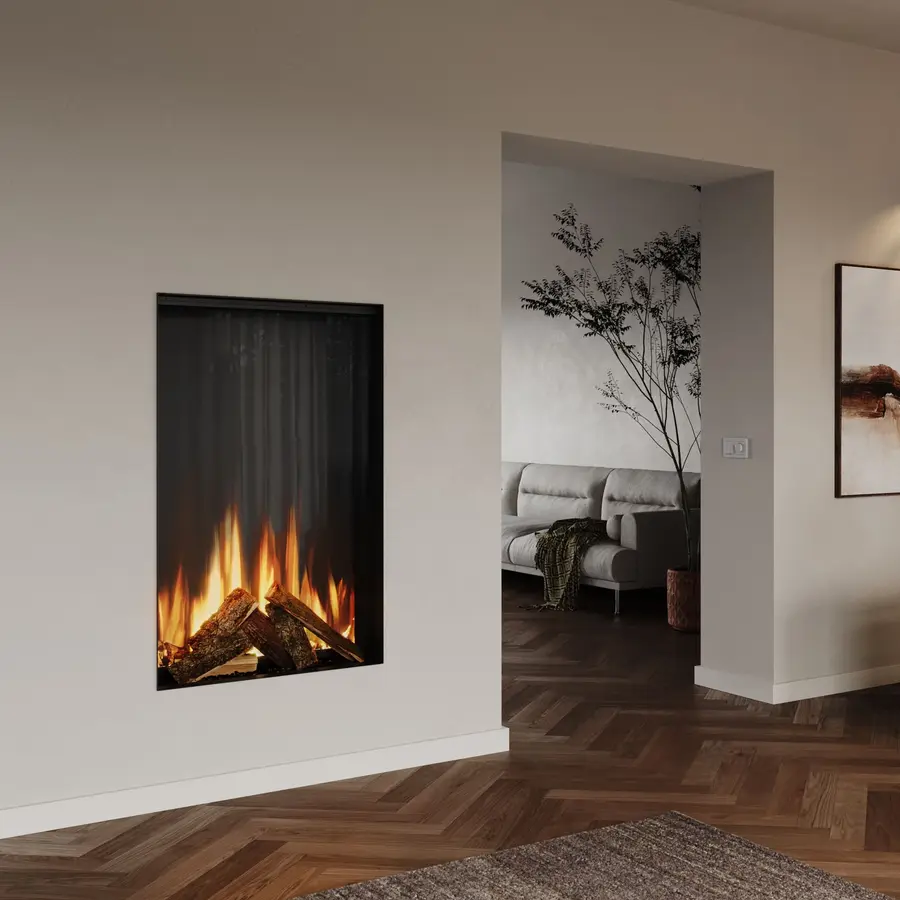 British Fires Knightwood - Flat wall inset