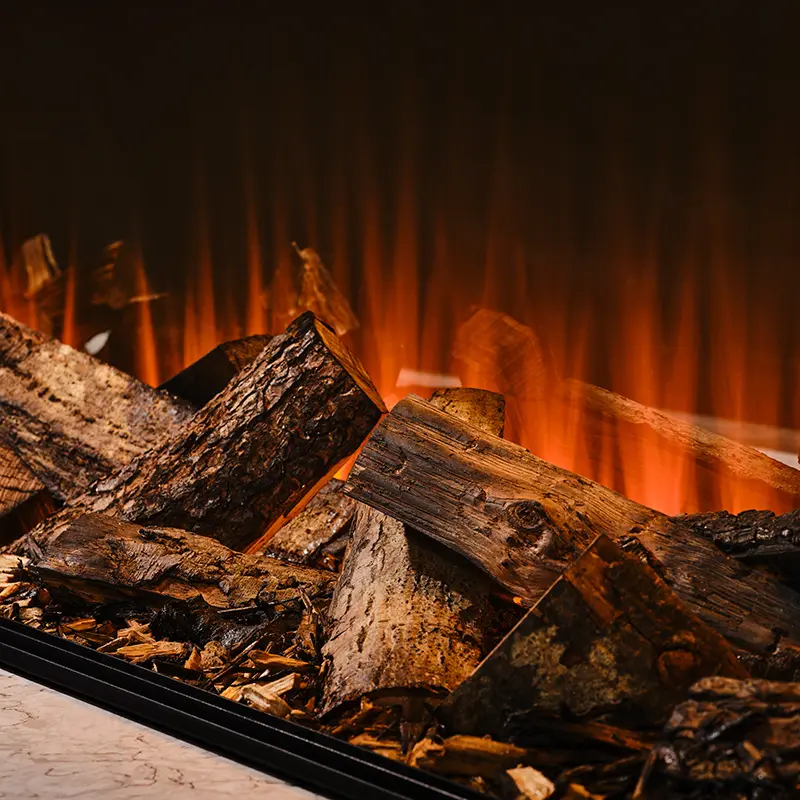 British Fires New Forest 1600 Electric Media Wall Fire