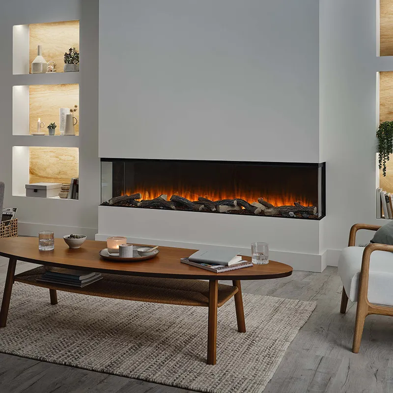 British Fires New Forest 1900 Electric Media Wall Fire
