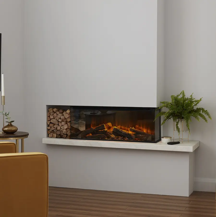 British Fires New Forest 870 - Cornered Installation