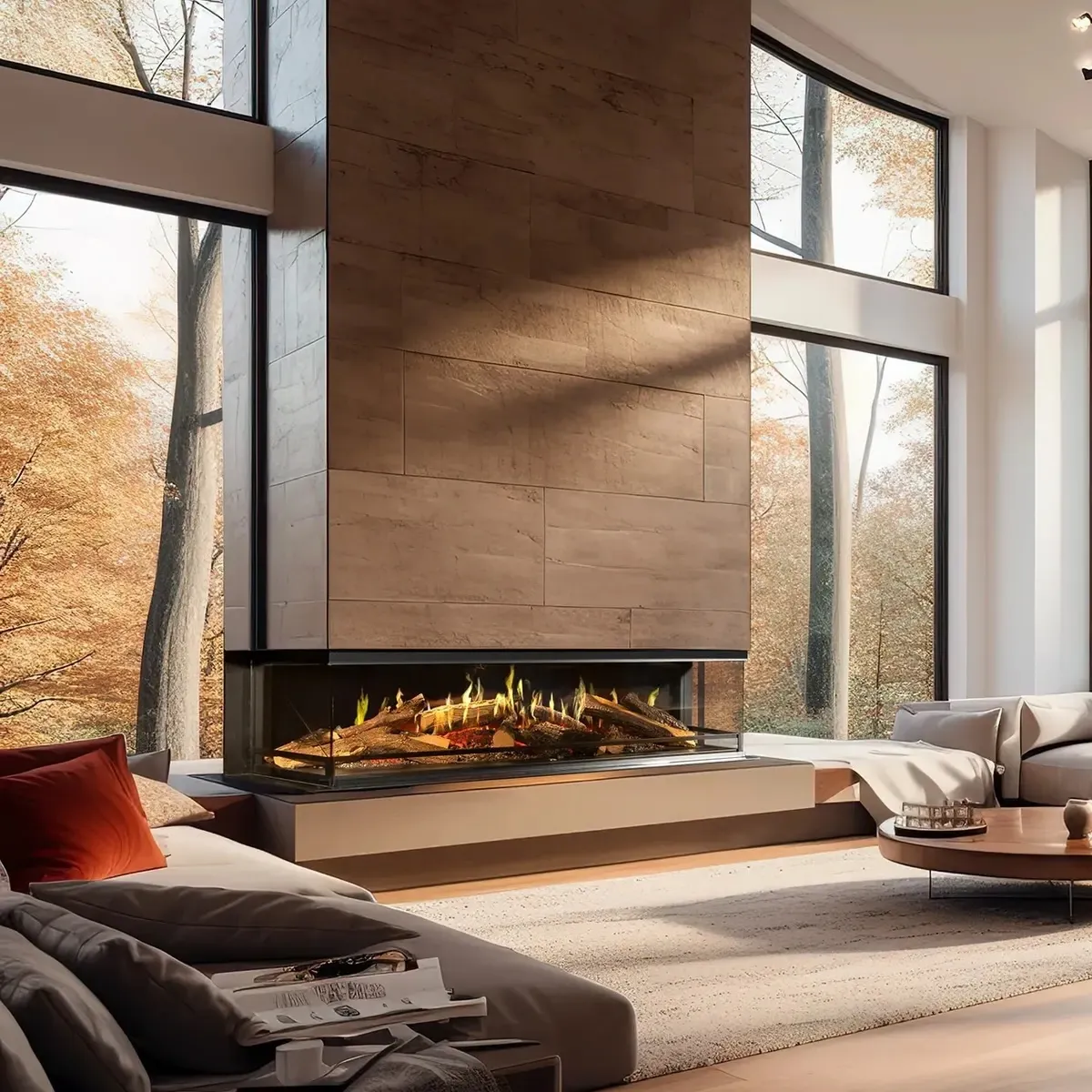 Kalfire E-one 190S Electric Media Wall Fire