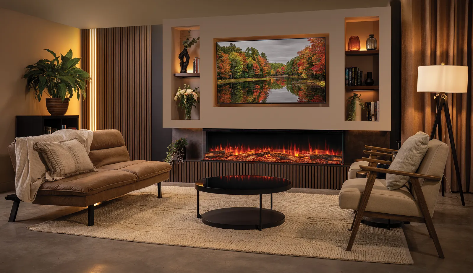 Avita 190RW three-sided panoramic installation