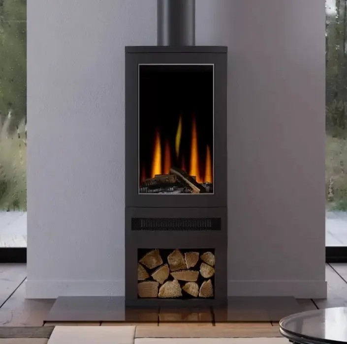 British Fires Bramshaw Electric Stove - Log Storage Base