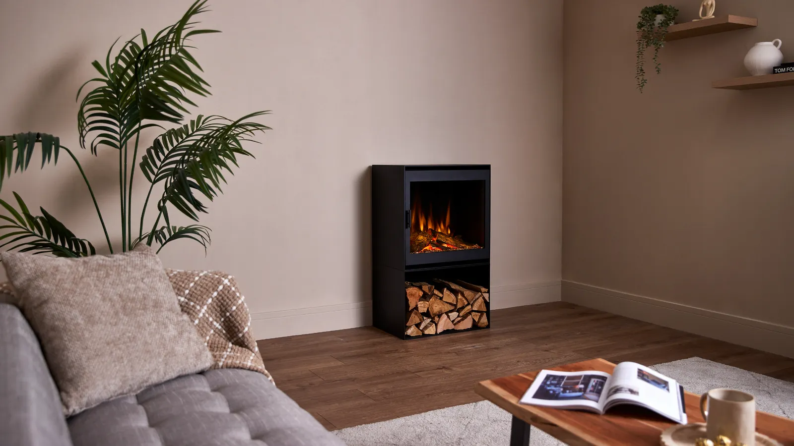 British Fires Cube Electric Stove