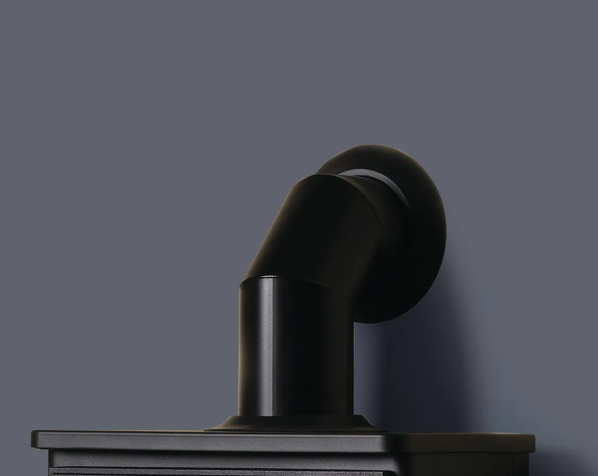 Solus Harvard with decorative flue pipe