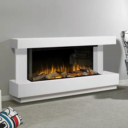 Evonic Fires Heathcote Marble electric fireplace suite - Heathcote Marble 1350