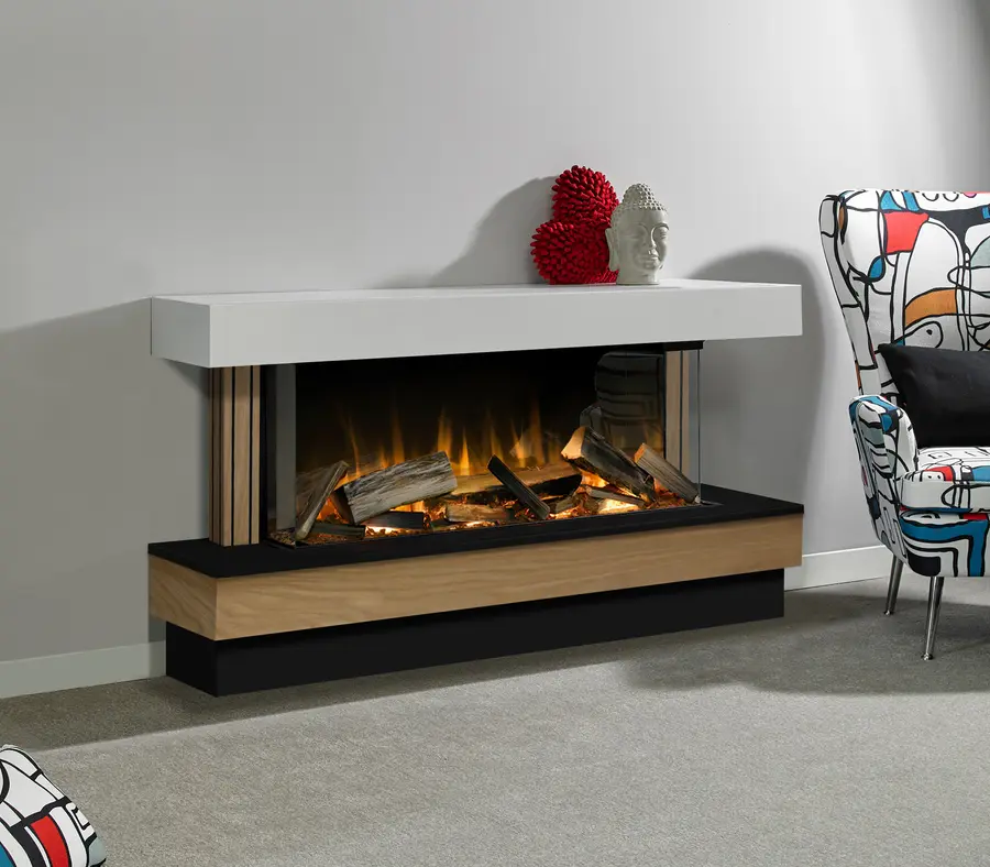 Evonic Fires Welford Electric Fireplace Suite