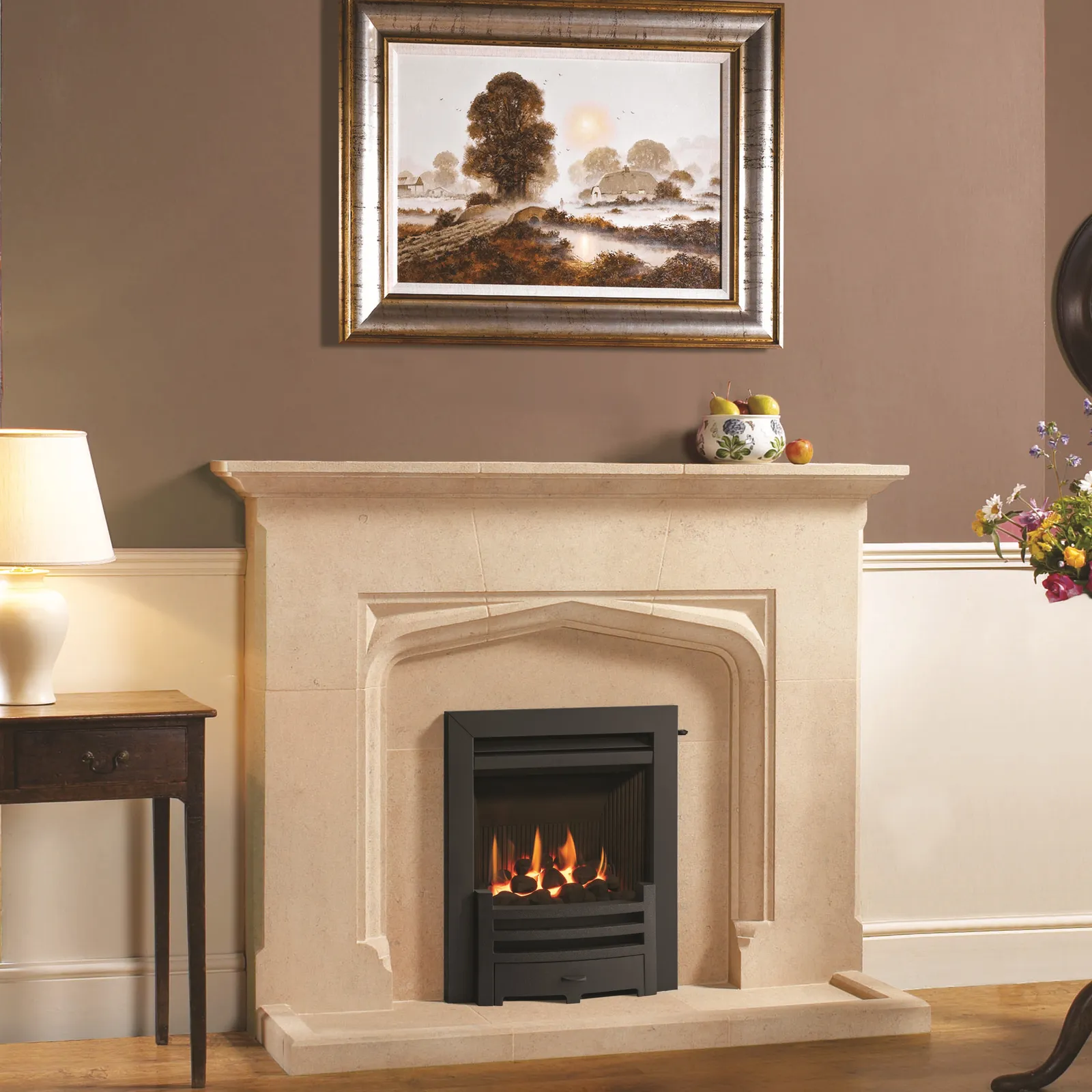 Gazco Logic HE Arts Coal Gas Fire Inset