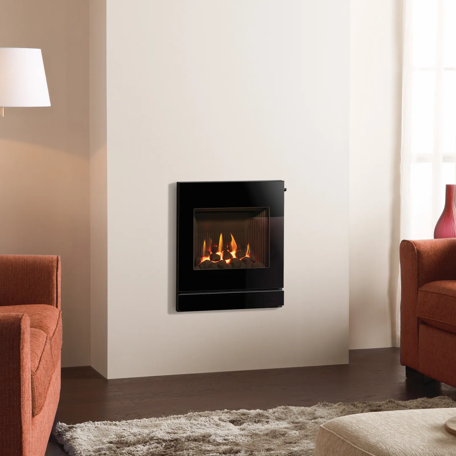Gazco Logic HE Designio Coal Gas Fire Inset