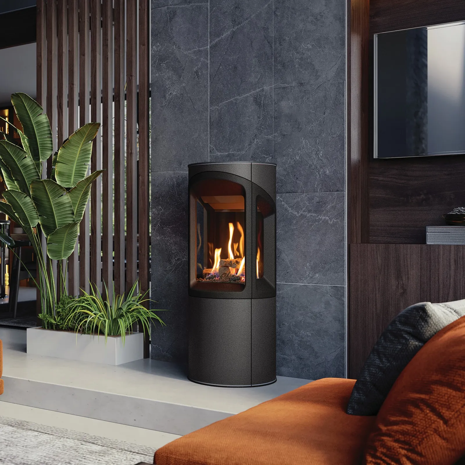 Gazco Onyx Liv Gas Stove