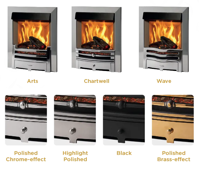 Onyx Mirage 40i cast iron façade options