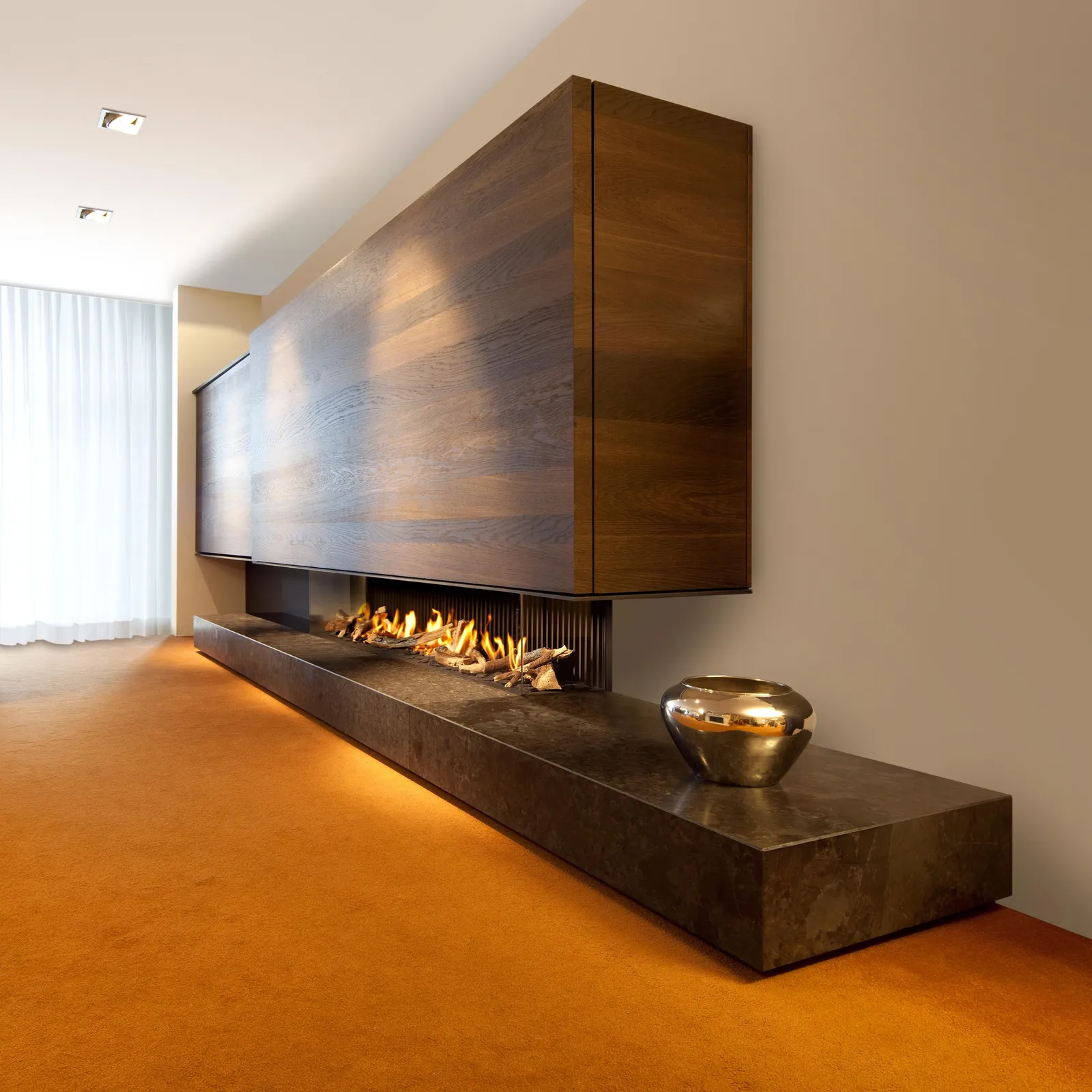 Kalfire G170 37S 3 Sided Gas Fire