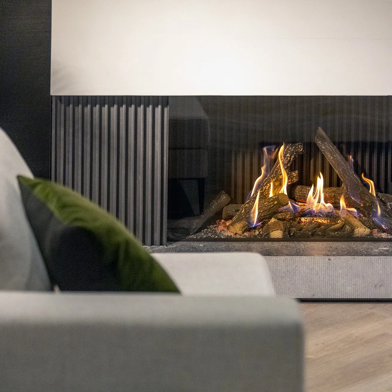 Kalfire Gi110 55C Corner Gas Fire