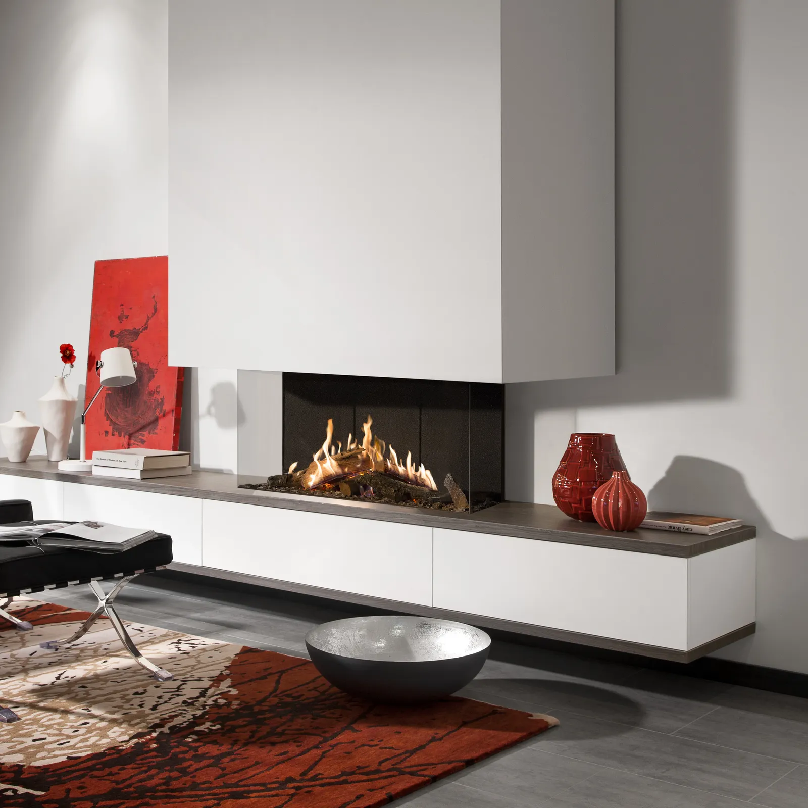 Kalfire GP115 55S 3 Sided Gas Fire